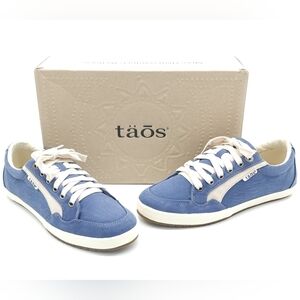 Taos Shooting Star Indigo Distressed Blue Women's Sneaker Size 8.5 M